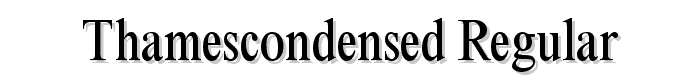 ThamesCondensed Regular font